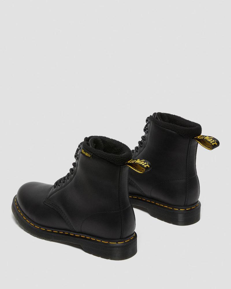 Botas de Invierno Dr Martens 1460 Pascal Warmwair Cuero Hombre Negros | MX 241YXF